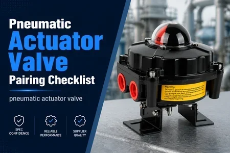 pneumatic actuator valve illustration