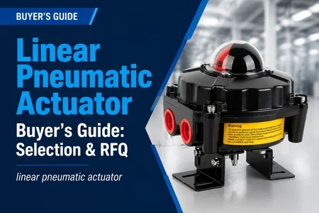 linear pneumatic actuator illustration