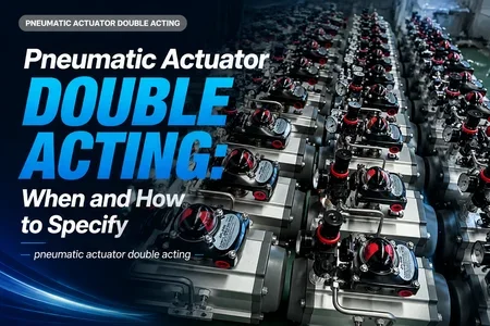 pneumatic actuator double acting illustration