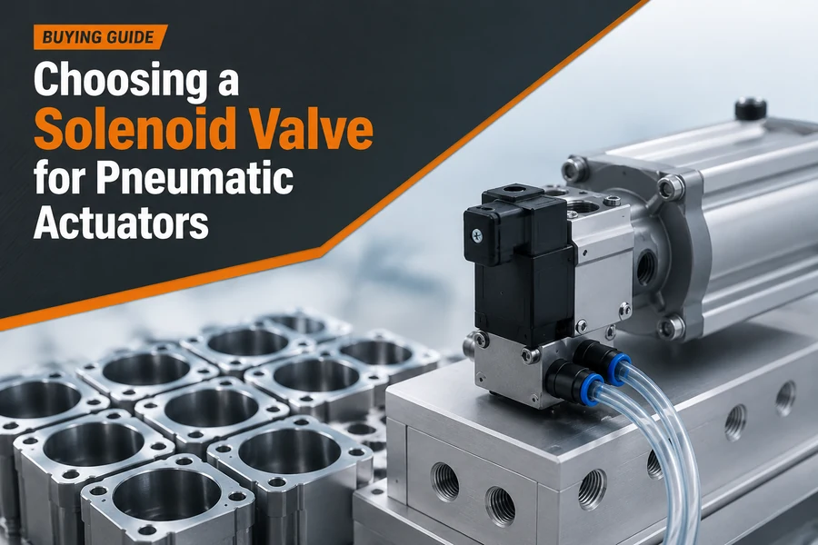 solenoid valve for pneumatic actuator promotional poster for Choosing a Solenoid Valve for Pneumatic Actuators