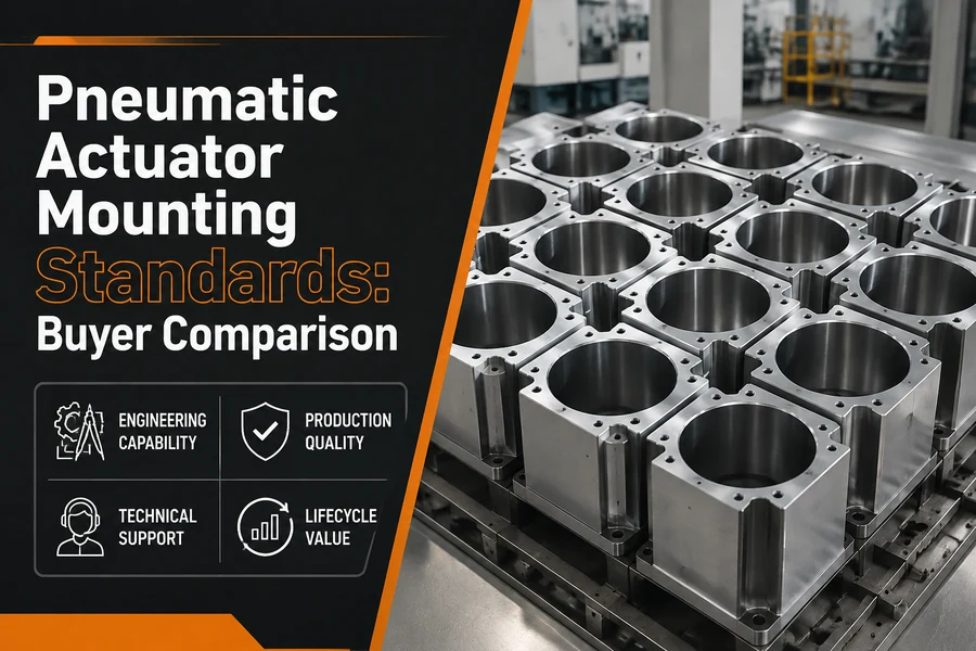 pneumatic actuator mounting standards promotional poster for Pneumatic Actuator Mounting Standards: Buyer Comparison