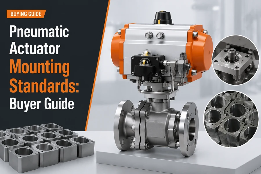 pneumatic actuator mounting standards promotional poster for Pneumatic Actuator Mounting Standards: Buyer Guide