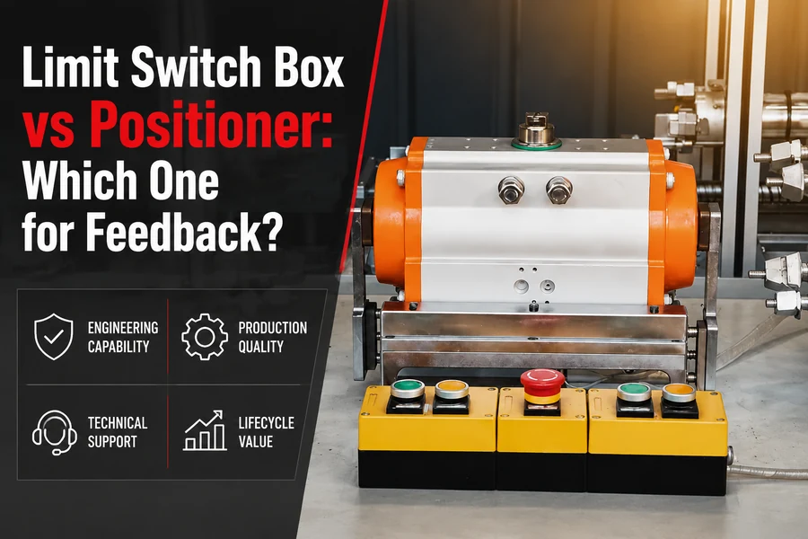 limit switch box vs positioner promotional poster for Limit Switch Box vs Positioner: Which One for Feedback?