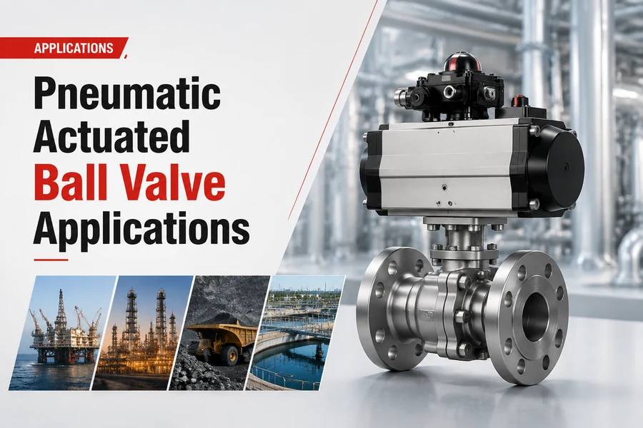 pneumatic actuated ball valve applications promotional poster for Pneumatic Actuated Ball Valve Applications